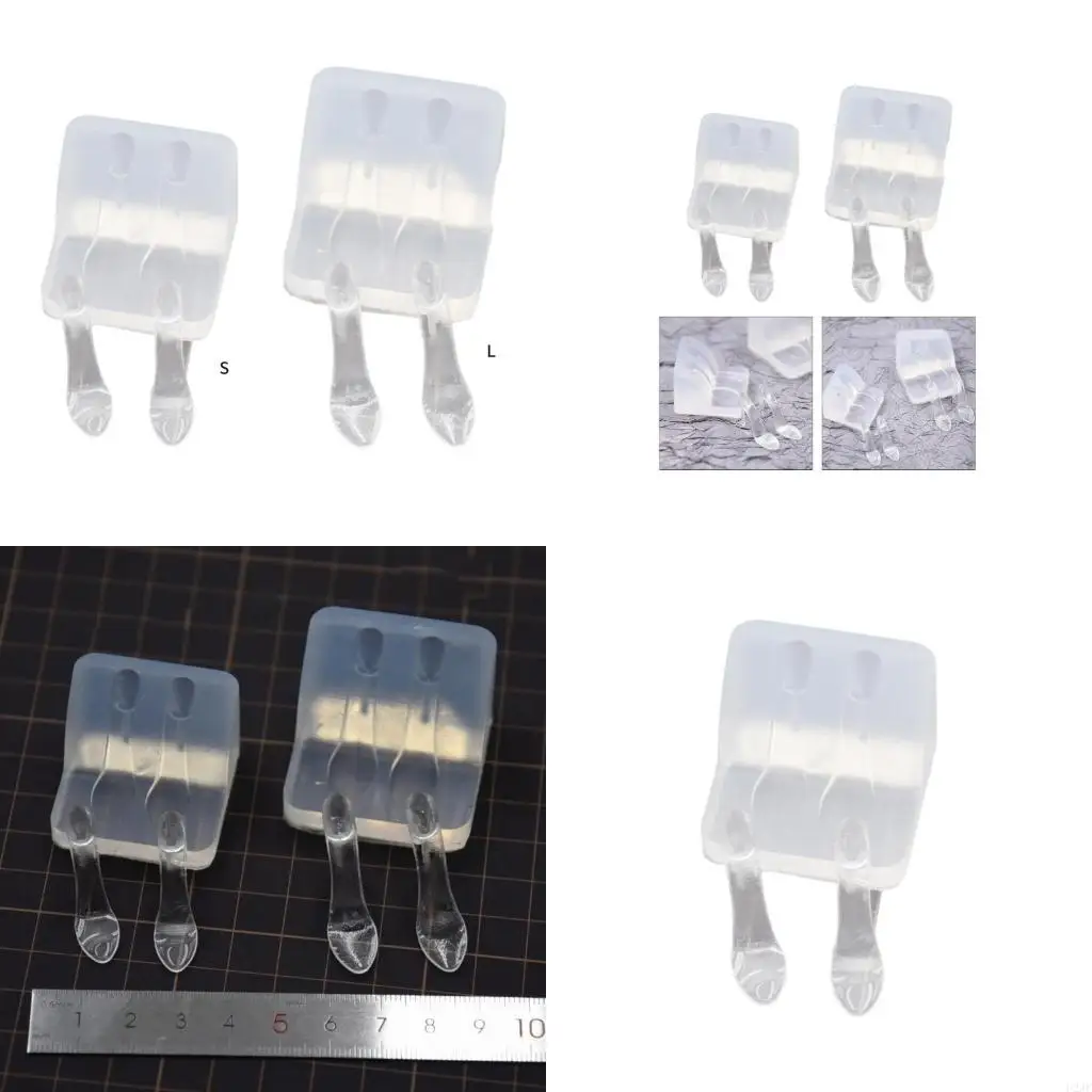   Durable Craft Molds Easy to Clean Ornaments Moulds UV High-Heeled Shoes Shaped