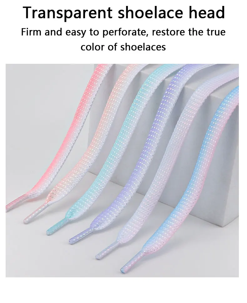 Metallic Shiny Gold Silver Shoelace Glitter White Shoelaces 1.2cm Width Shoe Laces Colorful Bright Silk Casual Laces for Sneaker