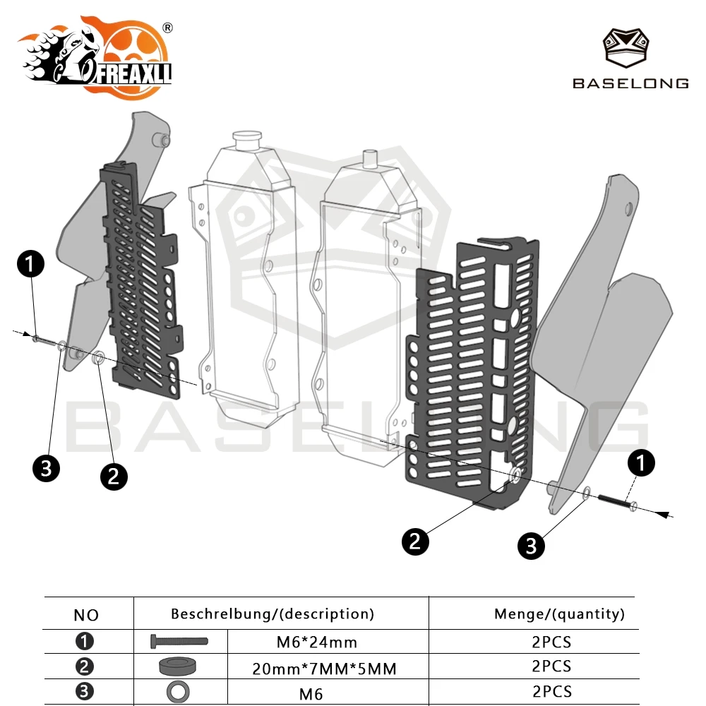 

Motorcycle Accessories Radiator Grille Guard Protective Cover For Suzuki DRZ400 DRZ400E DRZ 400 E RM125 250-A02G