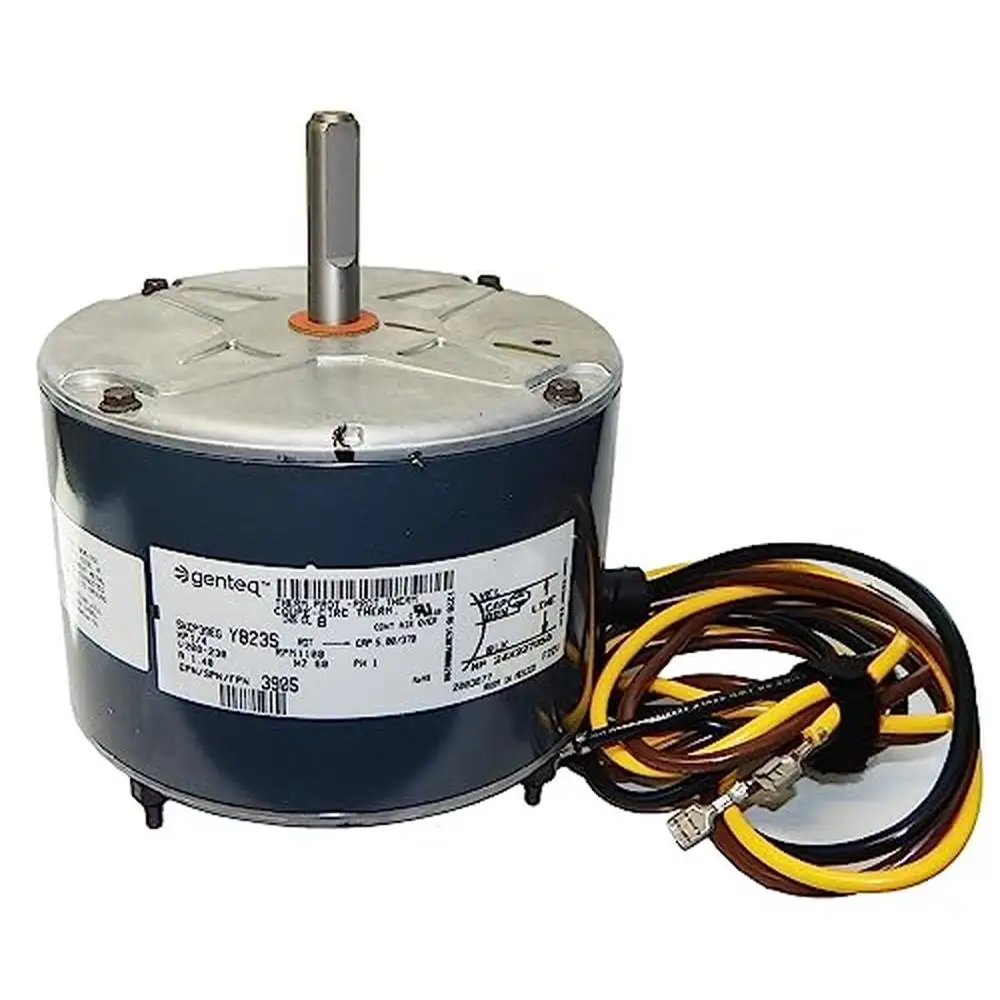 Condenser Motor HC39GE237A 1/4 hp 1100 RPM 208-230V Genteq Rotation CCW Sleeve Bearings 5-5/8