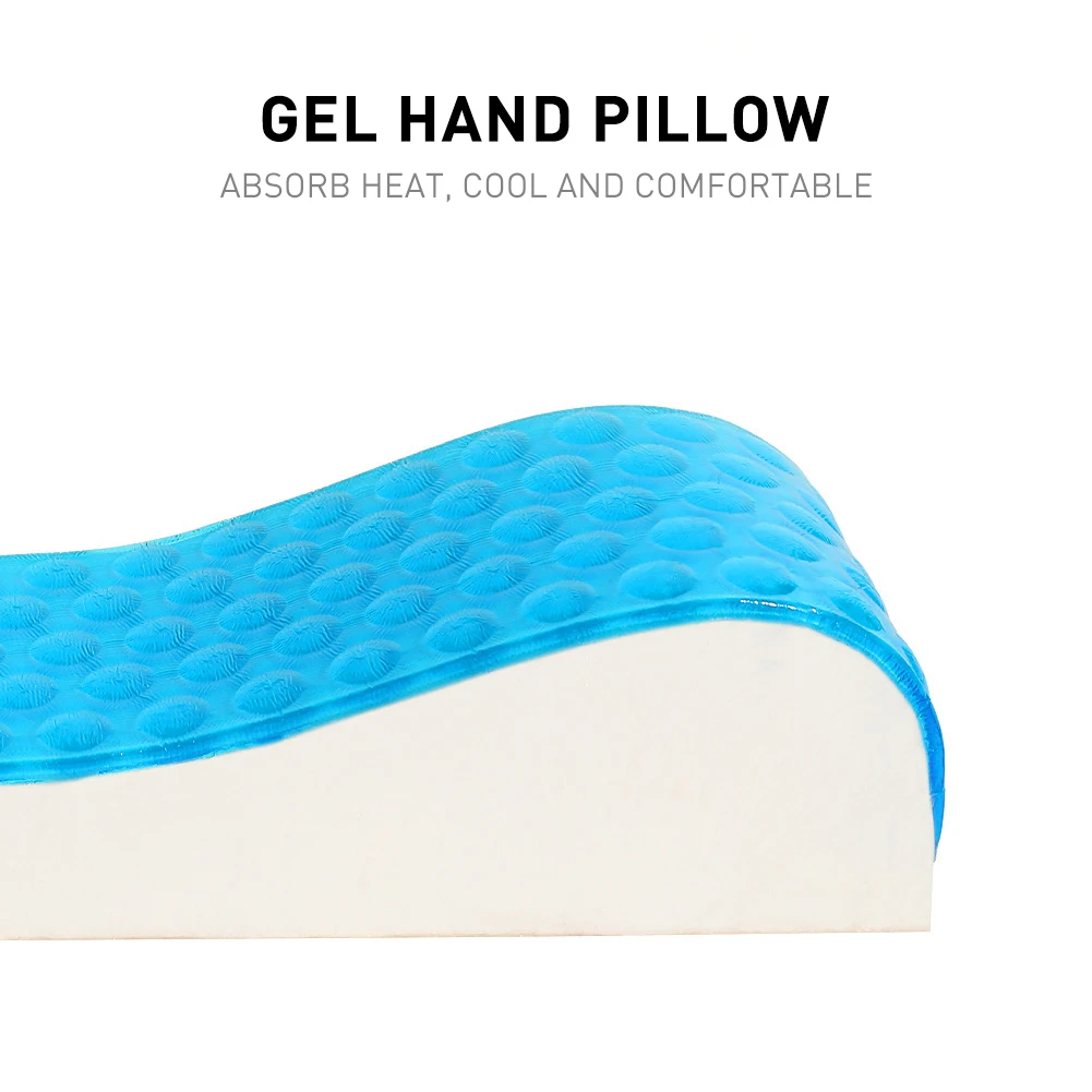 2 pezzi morbidi e confortevoli cuscinetti per braccioli in gel di memoria cuscino per gomito schiuma resistente poggiamano ergonomico per sedia da gioco per auto da ufficio