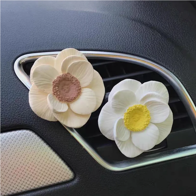 

3D Flower Shape Aromatherapy Gypsum Crafts Silicone Mold DIY Plaster Ornament Candle Decoration Silicone Mould