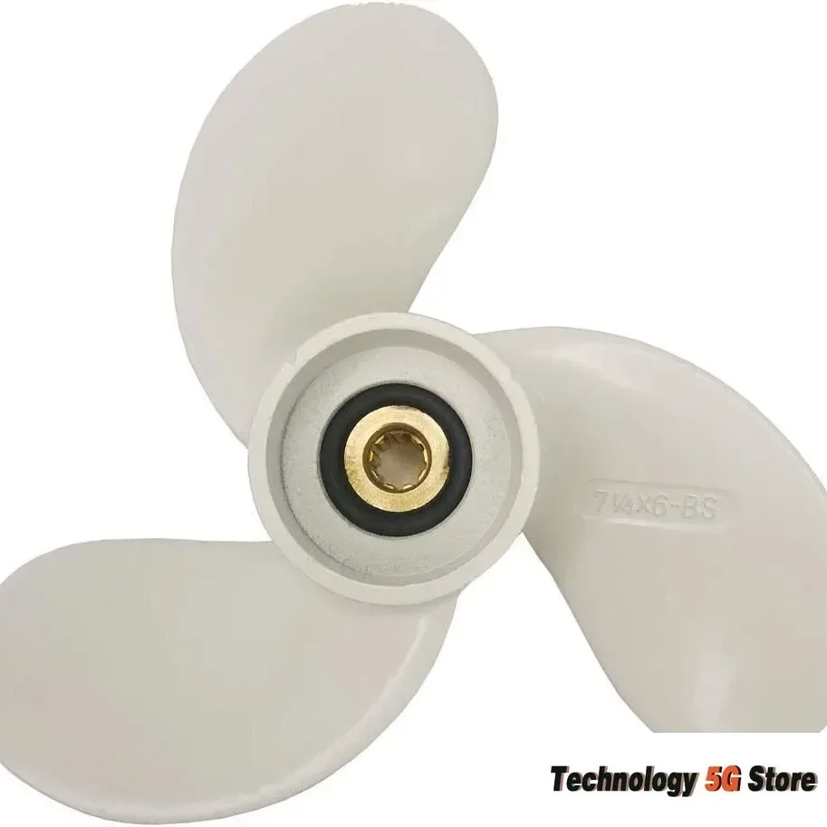 Marine Propeller 7 1/4X6-BS 6L5-45943-00-00 for Yamaha 2.5HP 3HP 4HP 5HP F2.5A 3A Malta Outboard 9 Teeth