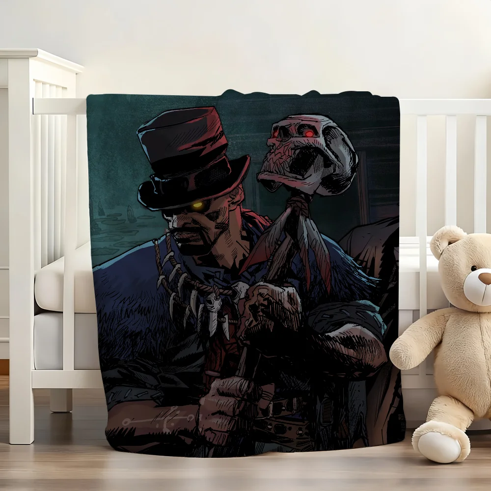 بطانية Game Blood West ناعمة وصديقة للبشرة لسرير الأريكة ومفرش السرير لجميع المواسم