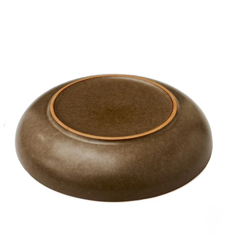 8.9-inch Stoneware Dinner Bowl Constructed from durable stoneware material, the bowl is designed for everyday use and long-lasting performance.