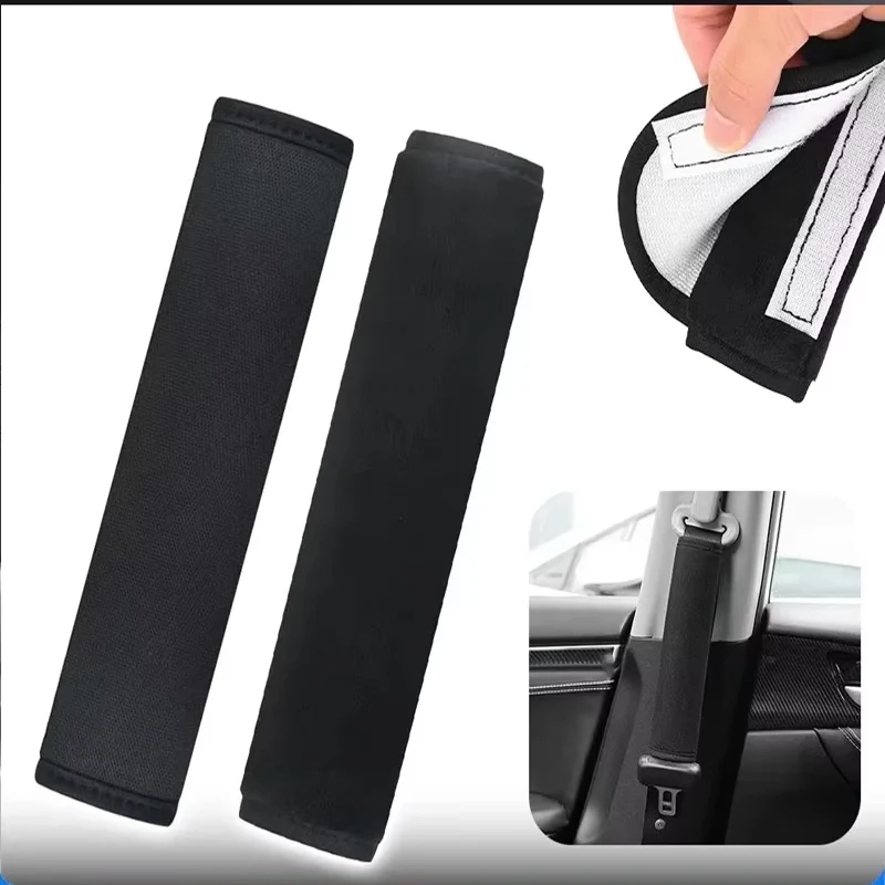1/2/4pcs Car Seat Belt Shoulder Pad Cover Universal Comfort Protector For Adults & Kids Warm Fleece Padding For Safe Driving