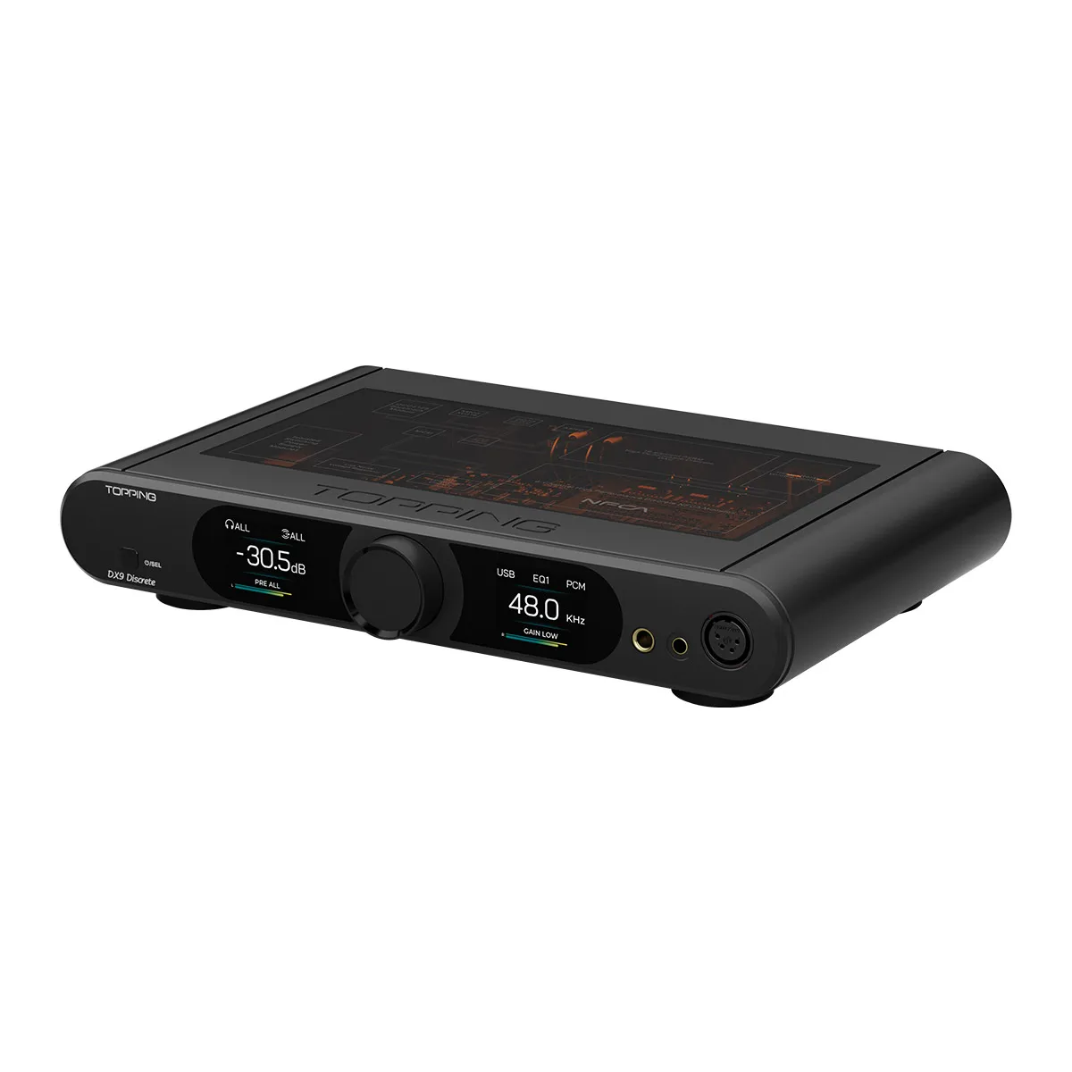 TOPPING DX9D HIFI DX9 Discrete Anniversary DAC&Headphone Amplifier Hi-Res Audio Support LDAC With Remote Control Decoder HIFI