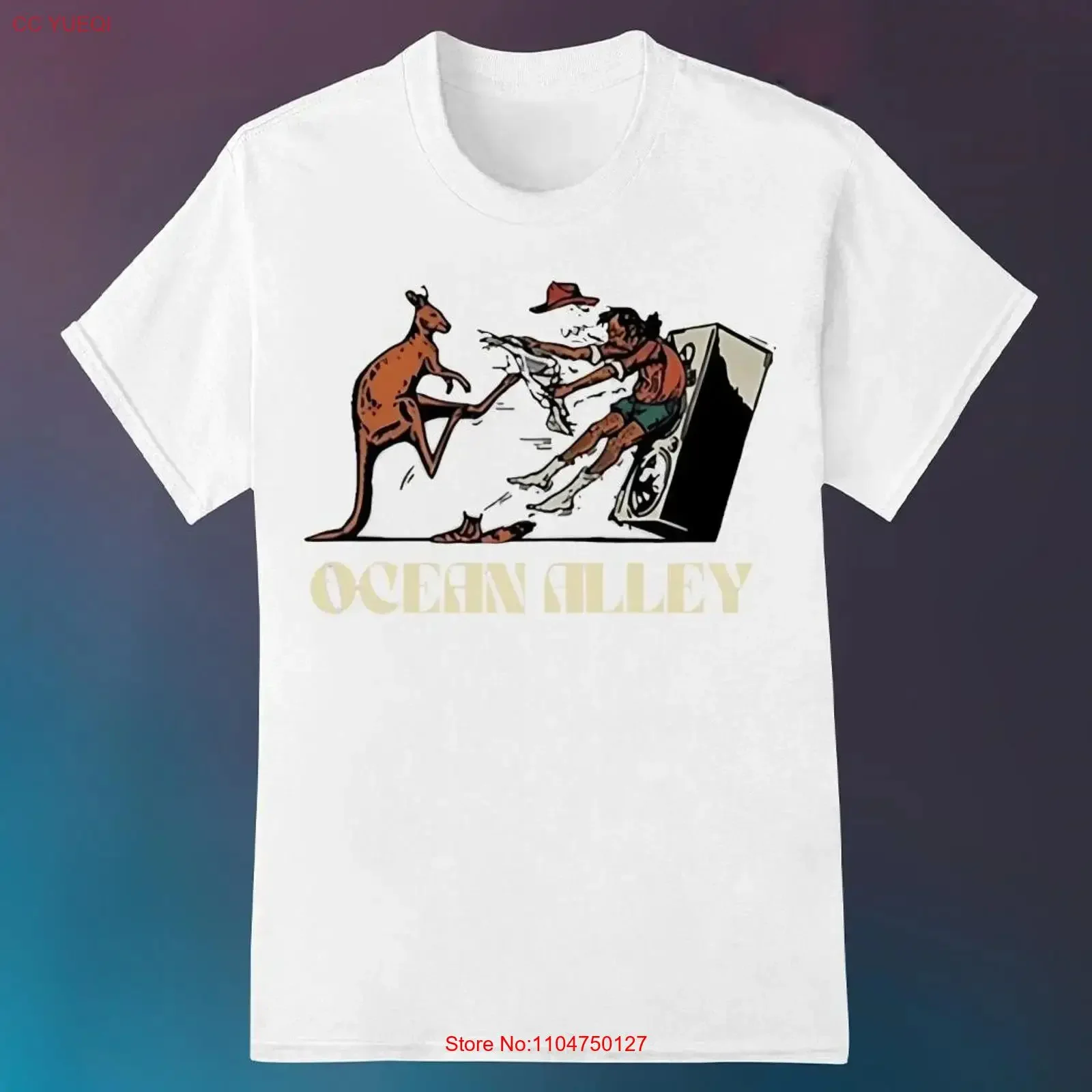 Ocean Alley band artwork white T shirt UNISEX All sizes JN759 vintage Washed fashion Stylish streetwear Stretched homme Unisex