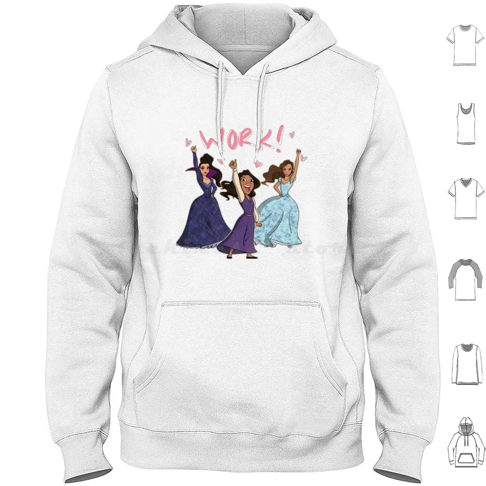 Work! Hoodie Cotton…