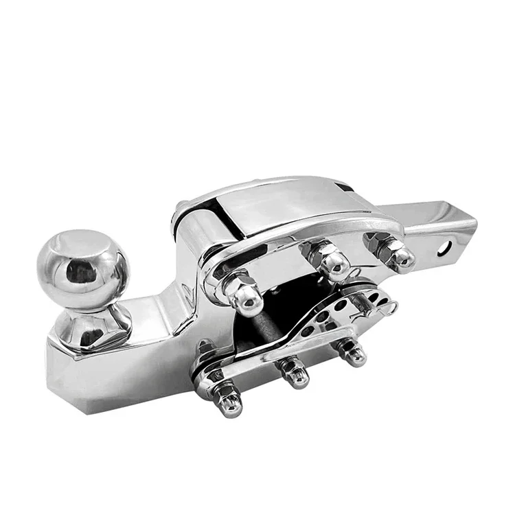 YH3093 adjustable trailer armanti-collision trailer hook Stainless steel 304 double hole square mouth