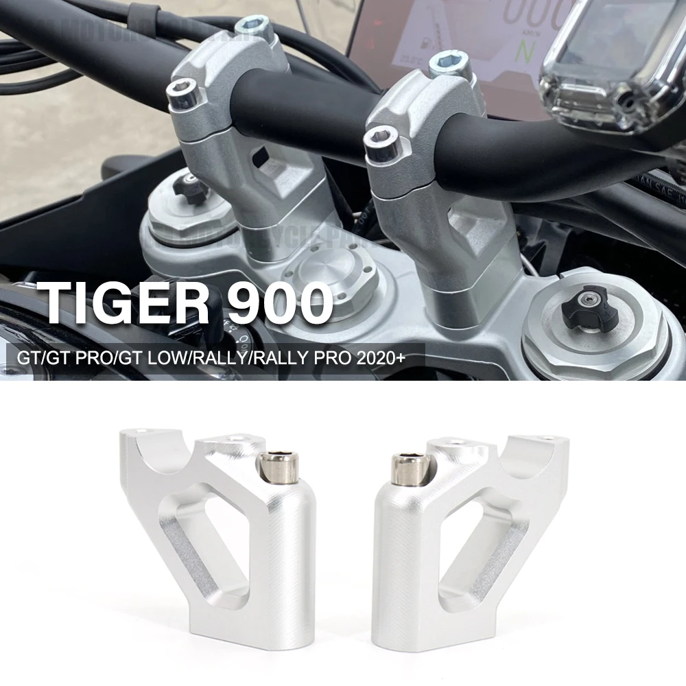 

New For Tiger 900 GT PRO GT LOW RALLY PRO Motorcycle Handle Bar Riser Clamp Extend Handlebar Adapter Mount For TIGER 850 Sport