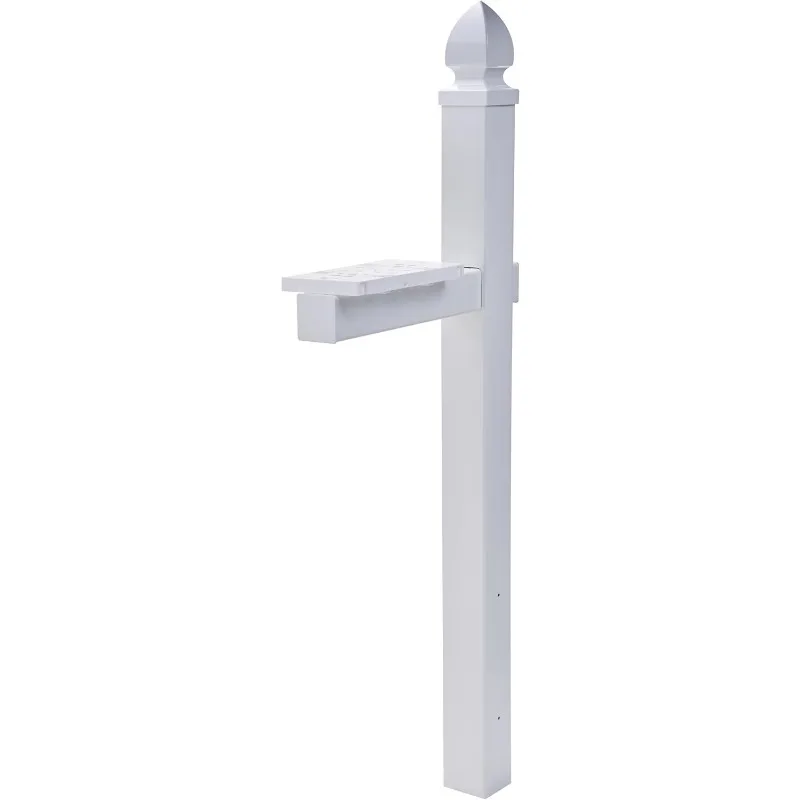 

WP000WAM Whitley Post, No Size, White caseta de jardin exterior resina