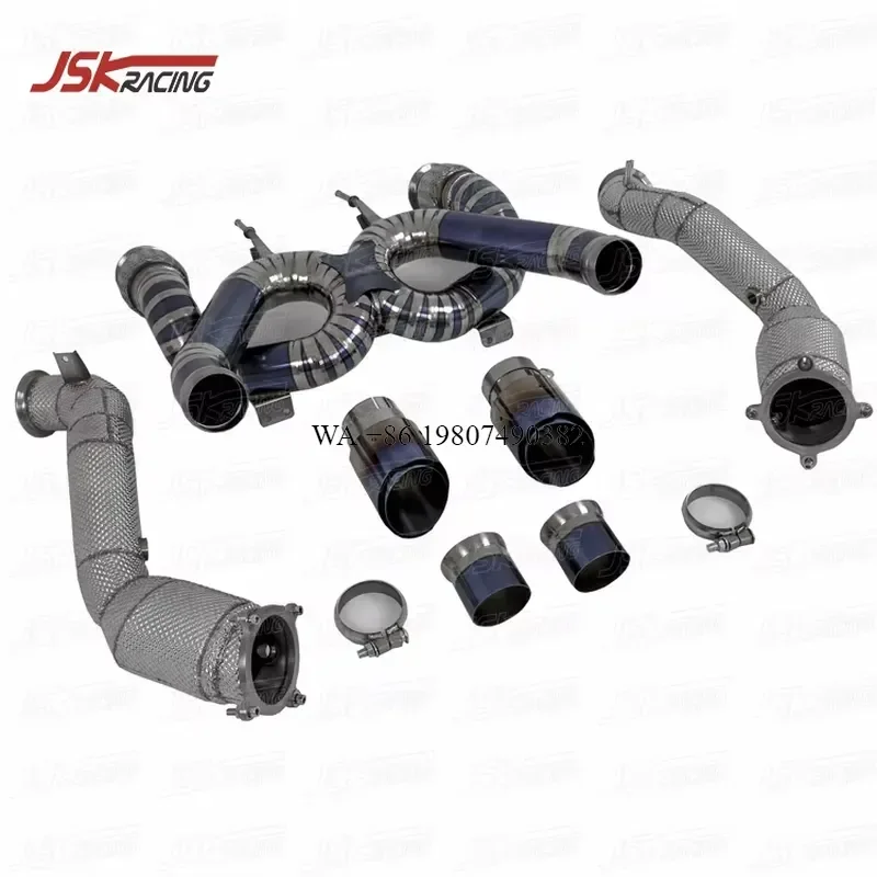 Wmwmnu C Style Titanium Alloy Exhaust Pipe for 720S 2017 2018 2019 Car Muffler Tailpipe Tips Auto Accessories