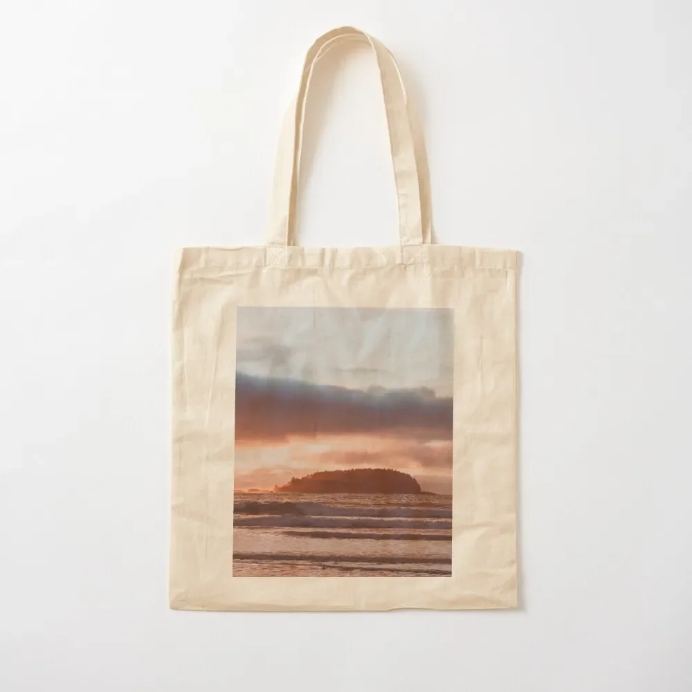 

Chesterman Beach Sunset Tofino, BC Landscape Photo Print Tote Bag Portable shopping bag Eco bag