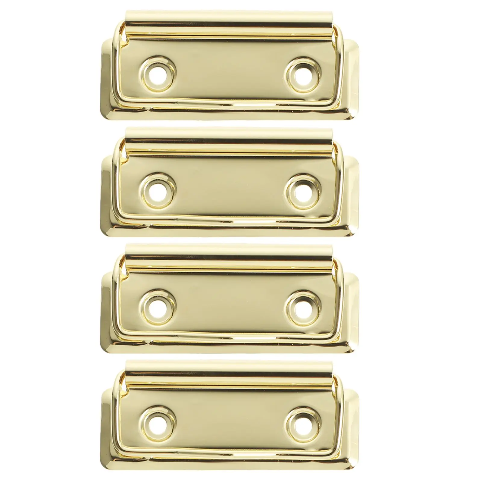 

4Pcs Metal Folders Clipboard Clamps Golden Binder Clips Office Large Binder Clips Use Large Paper Files