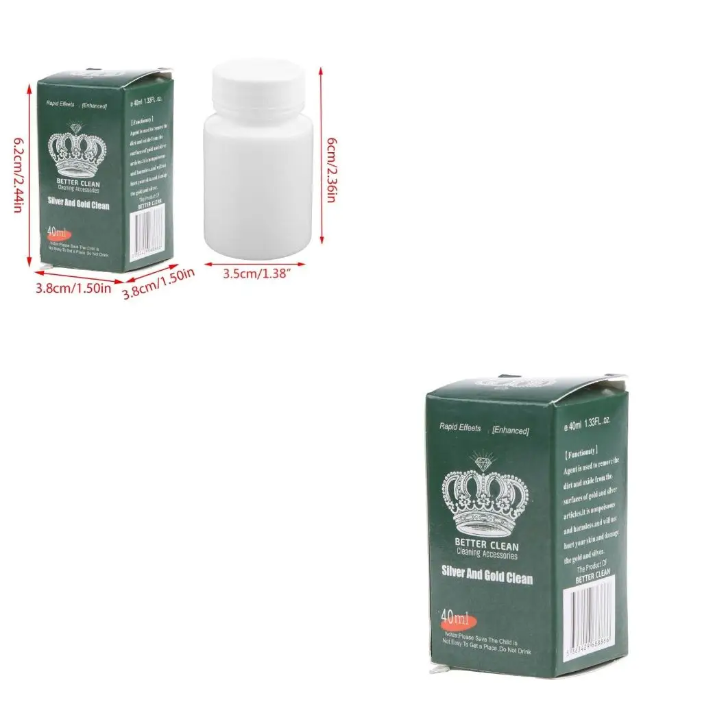  Jewelry Polish Cleaner & Tarnish Remover Cloth Use on Silver Jewelry Liquid