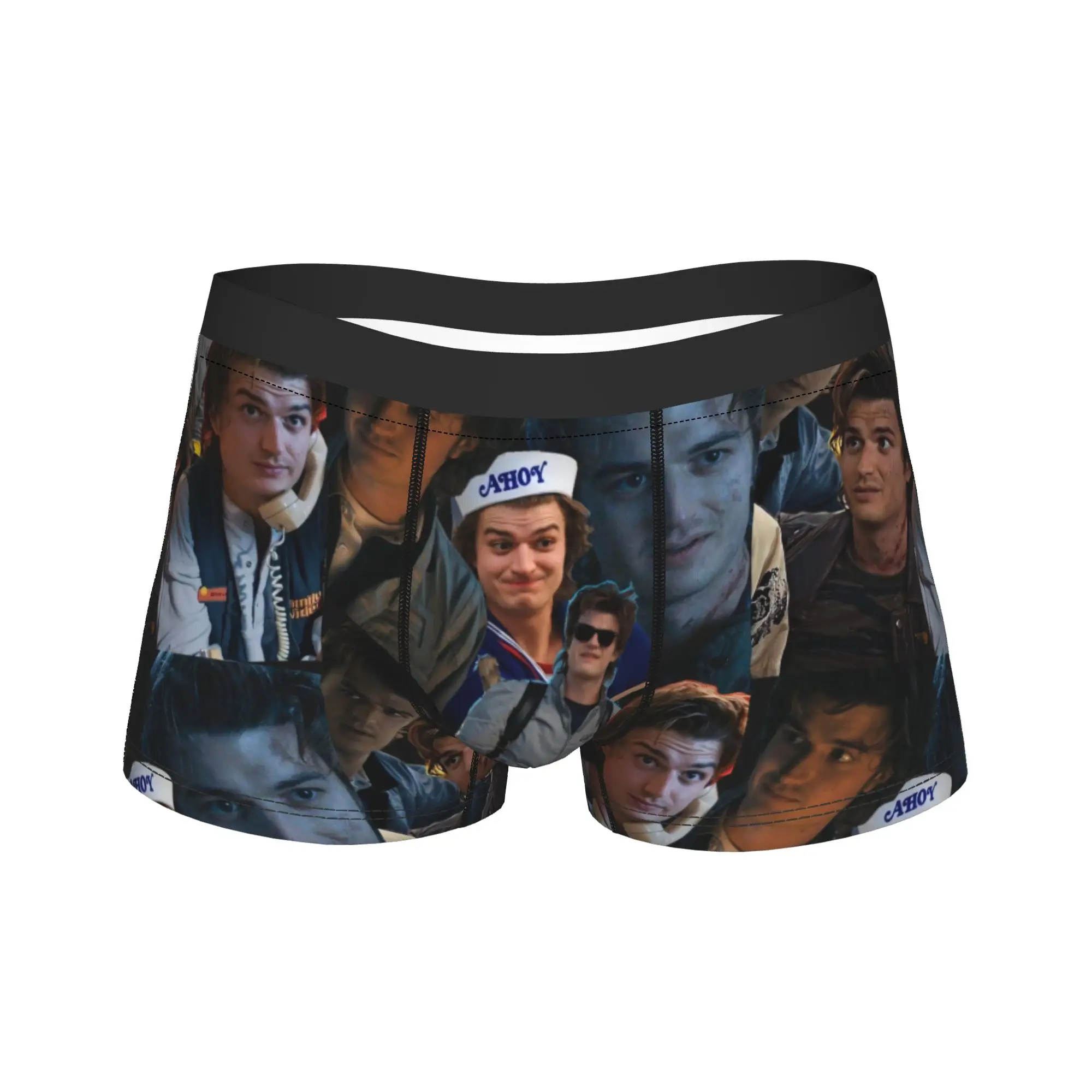 Joe Keery Steve Harrington Underwear  Men's Boxer Brief Soft Trend Boxershorts Trenky Custom Plus Size Panties