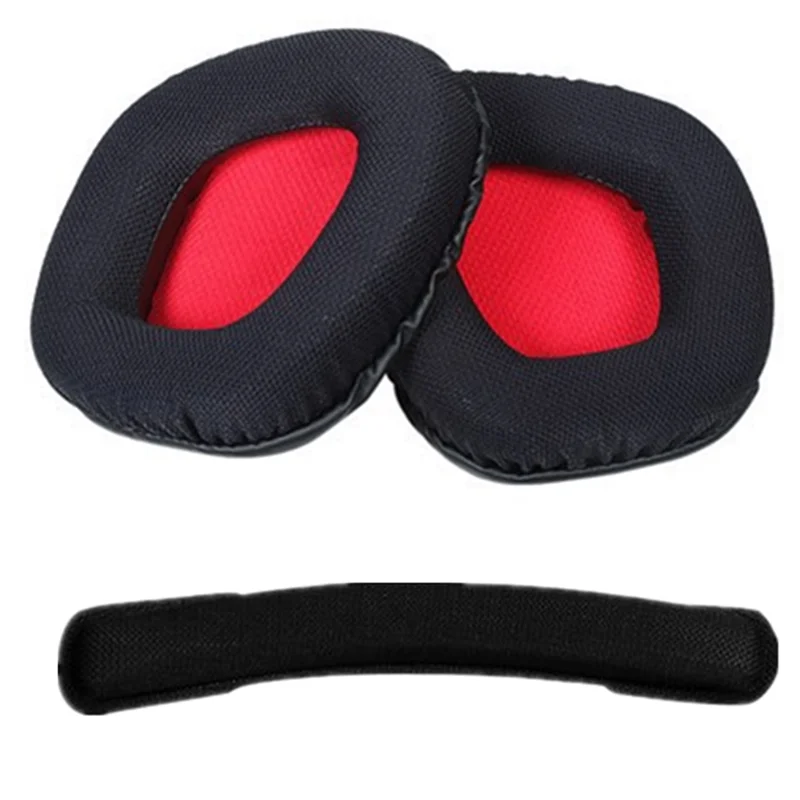 1 paio di cuscinetti auricolari per Corsair VOID PRO cuffie da gioco cuffie di ricambio Cover cuffie in Memory Foam cuffie con fascia per capelli