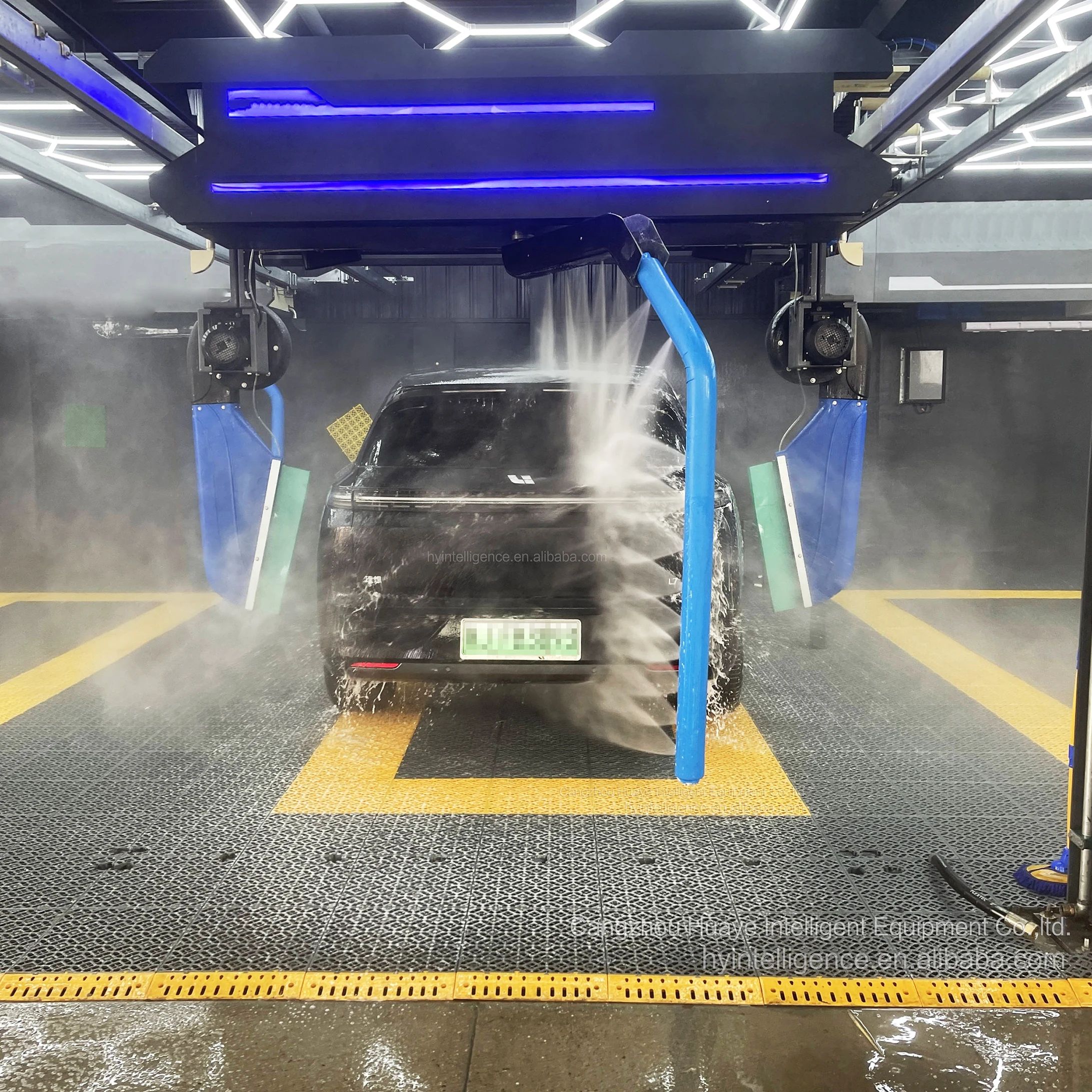 Hot Sale PLC Control Non-contact Fully Automatic Car Wash Machine with 6 Air Dryers China Factory