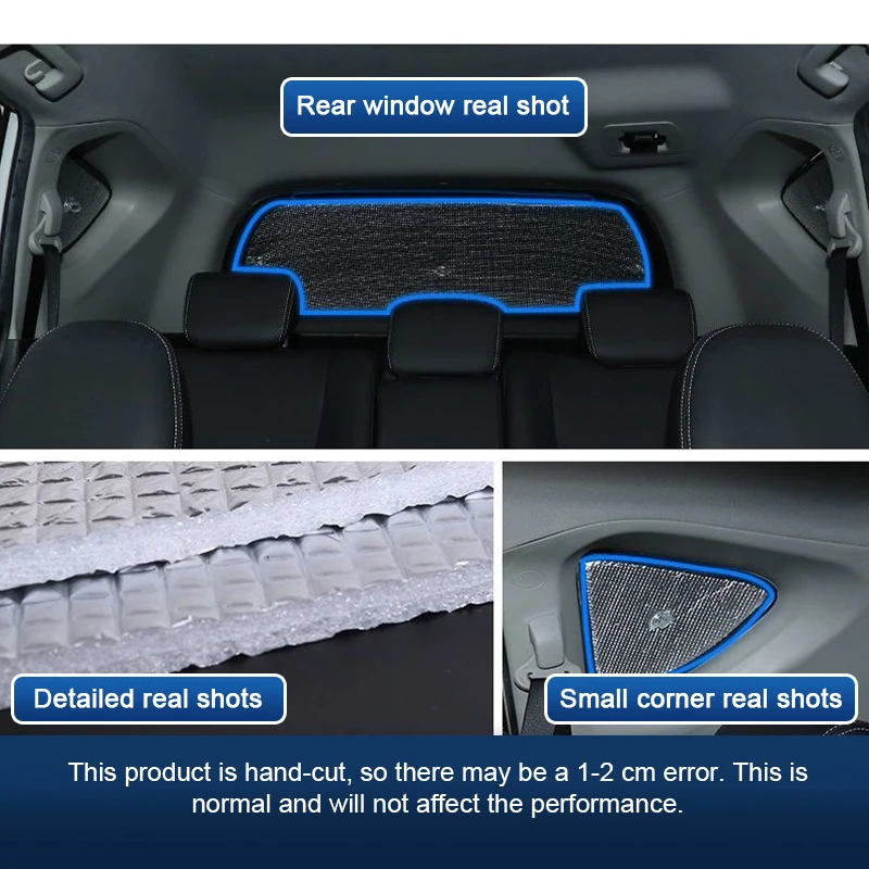 Sunshades For Volkswagen VW Caddy 2K Maxi 2003-2019 2018 2017 2016 Car Anti-UV Sunshade Full Cover Windshield Visor Accessories view 5
