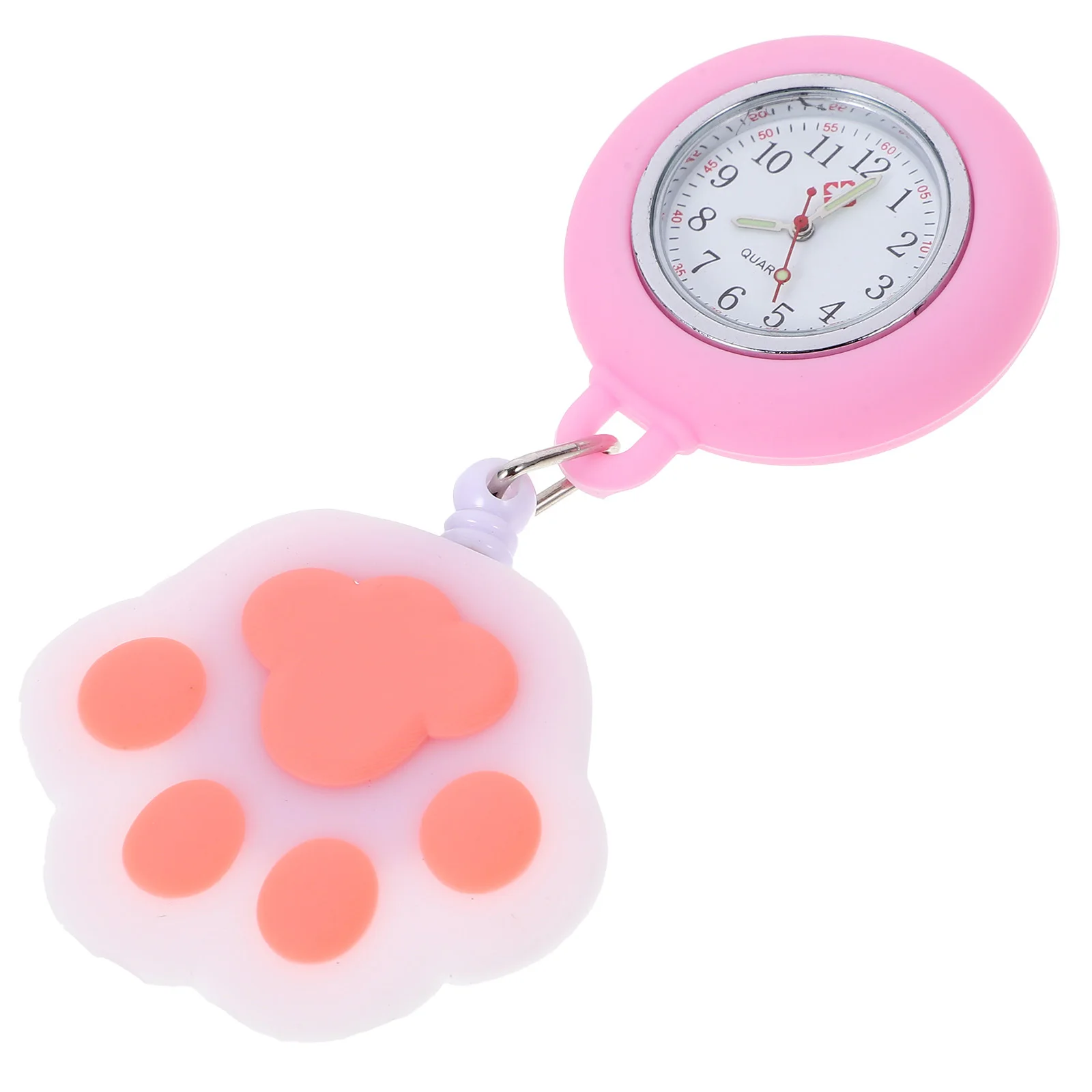 Enfermeira bolso pata design clip-on para médicos enfermeiros quartzo luminoso presente médico profissional portátil pendurado