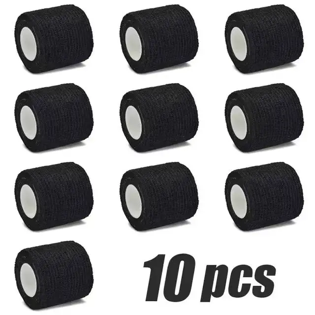 5cm /10pcs Tape Disposable for Sports Fixing Finger Wrist Leg  Bandage Cohesive Self Adhesive Elastic Non-woven Wraps