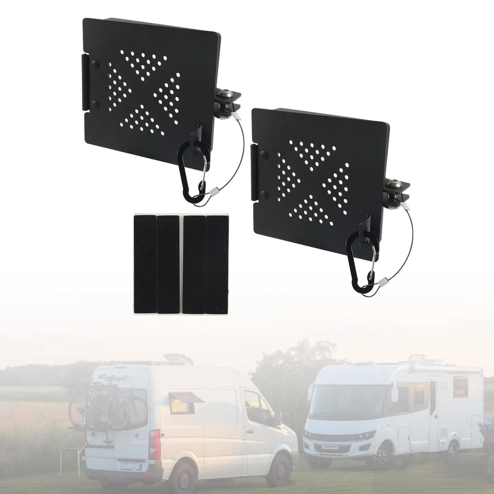 

2 Pieces RV Bumpers Cap Cover 4 inch Protective Sewer Caps Easy to Install Easy