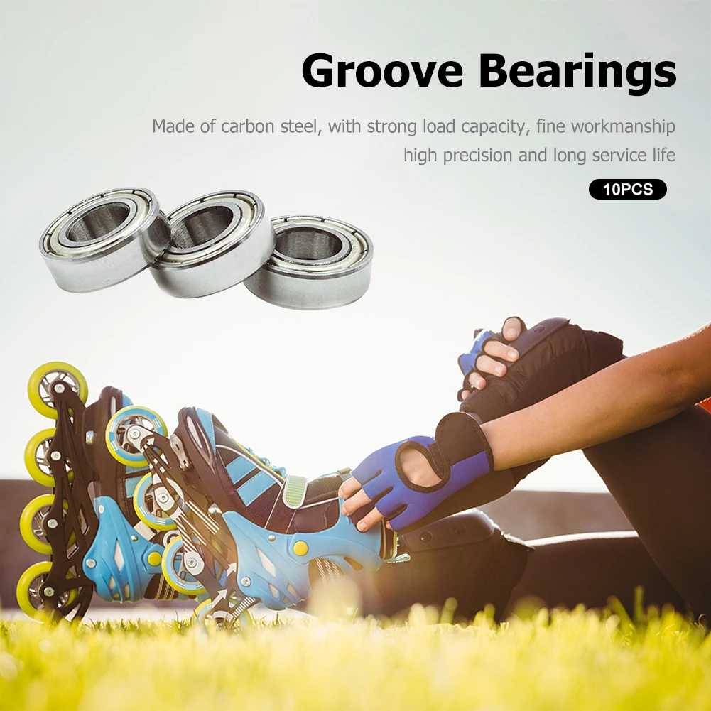 10pcs 688ZZ Ball Bearing Double Shielded Deep Groove Ball Bearings 8x16x5mm Deep Groove Bearings Heavy Load 3D Printer Parts