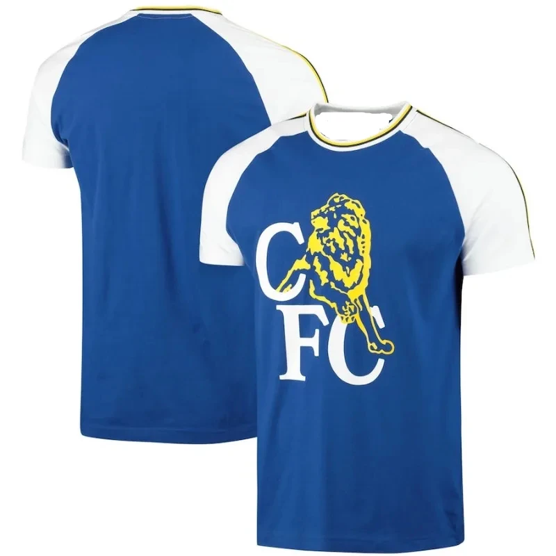 2024 New Fashionable Casual Football Shirt with Chelsea Champion Pattern Same T-shirt 3D Adult and Children Speed Drying