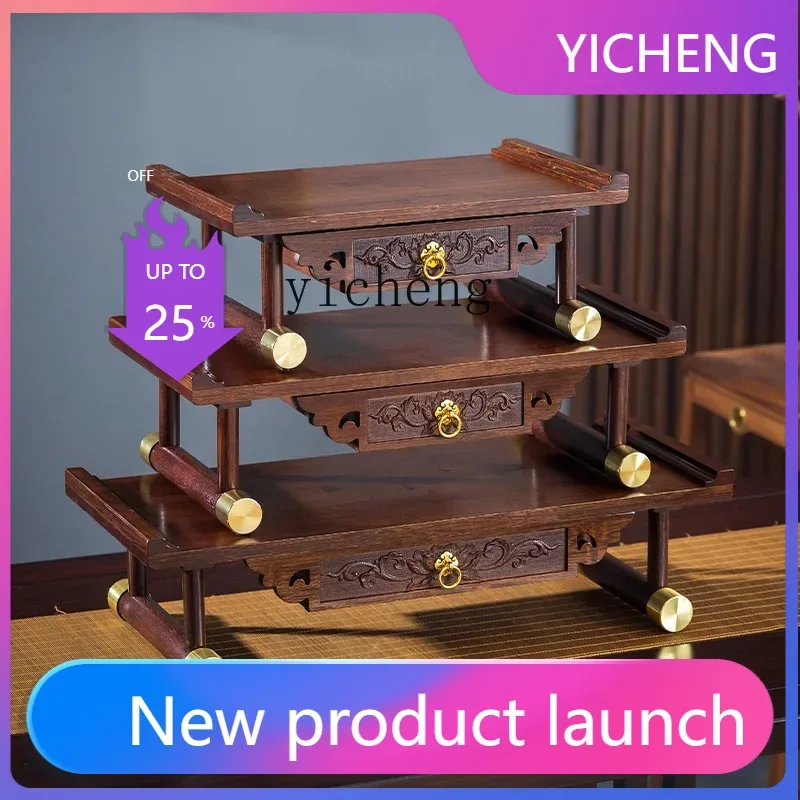 G1   Small incense table table high Buddha statue for the altar god God of fortune incense burner display table