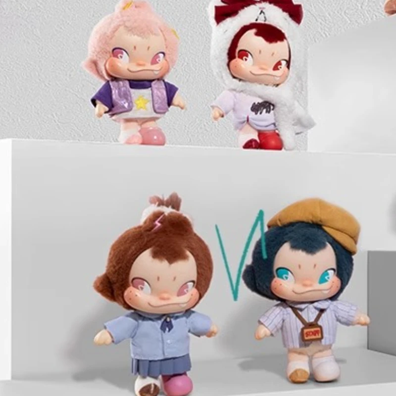 52 لعبة NINNIC الحرية ليس لها نمط ثابت صندوق أعمى شائك الشعر طفل أفخم المفاتيح هدية الكريسماس أنيمي اللعب دمية الطرفية