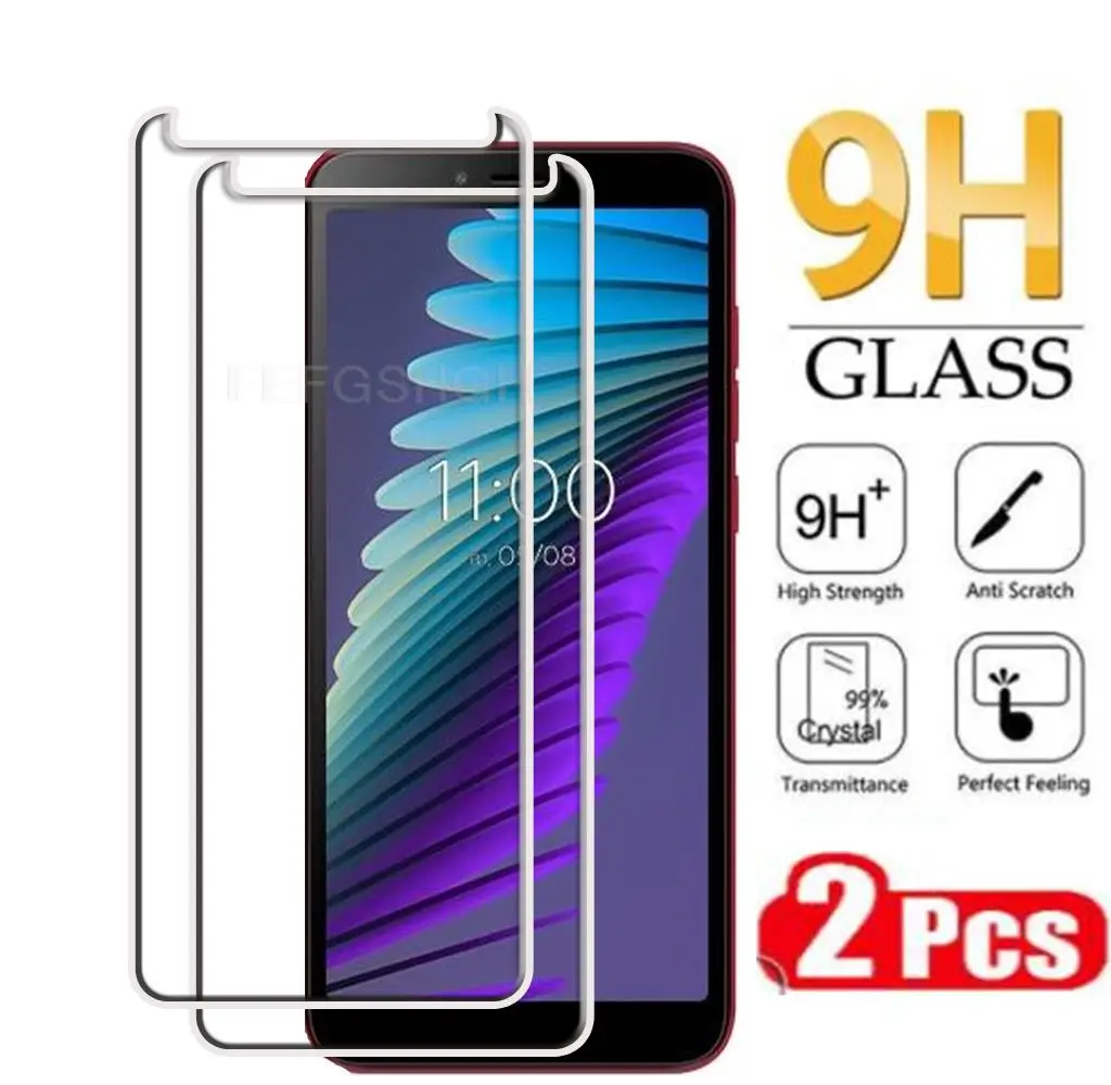 2PCS Protection Tempered Glass FOR BQ 5765L Clever 5.7