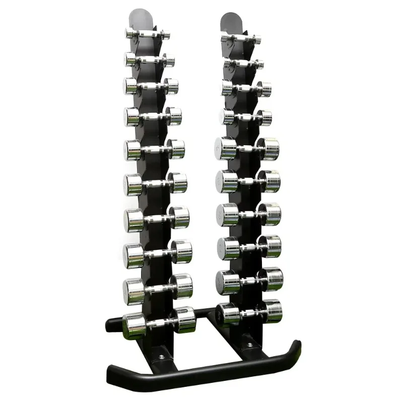 Factory Wholesale Vertical Dumbbell Rack - Space-Saving Storage Stand for Multiple Dumbbell Pairs, Suitable for Commercial Gyms