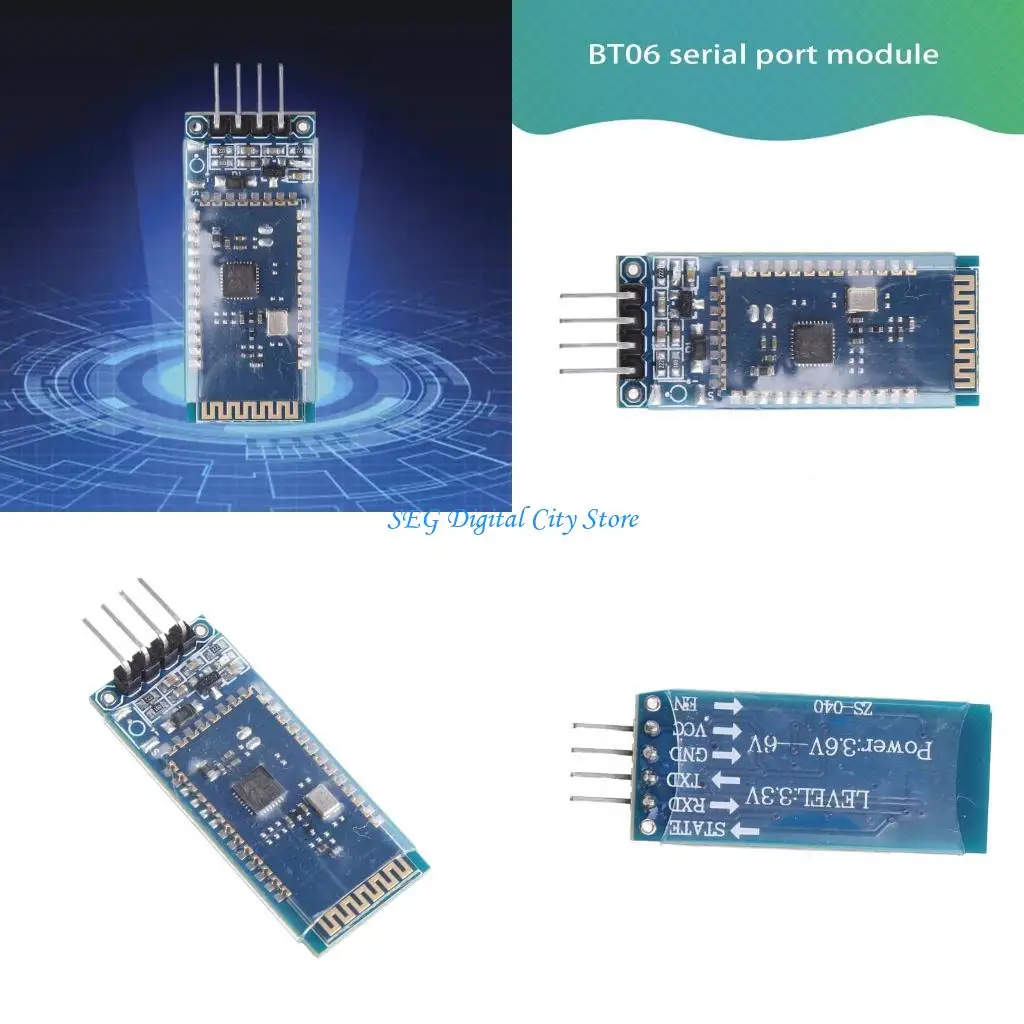 

U75B Передача данных Clear Transmission 3,3 В Bluetooth-совместимый модуль Модуль порта Модуль