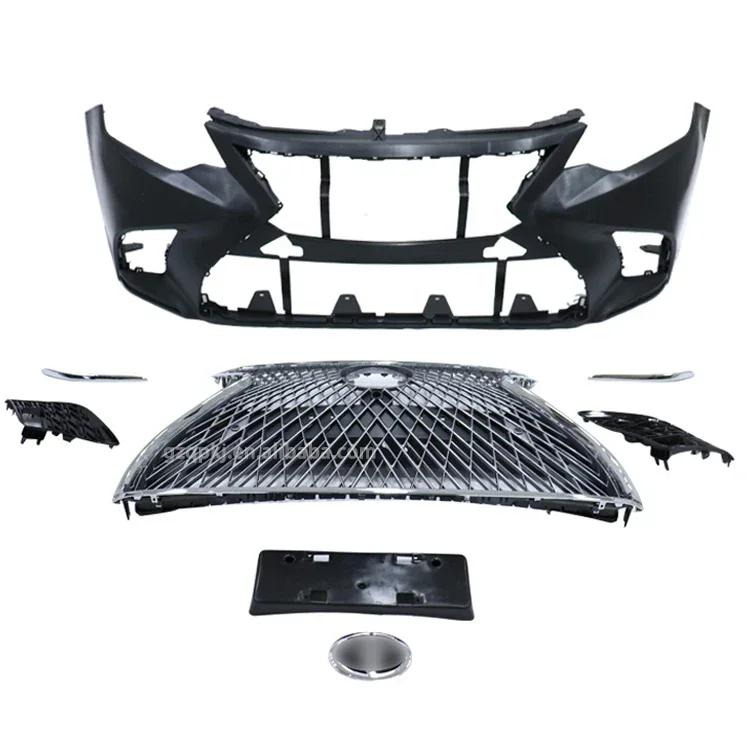 Upgrade the lexus front bumper For 2015-2017 camry modification upgrades   car  grille body kit