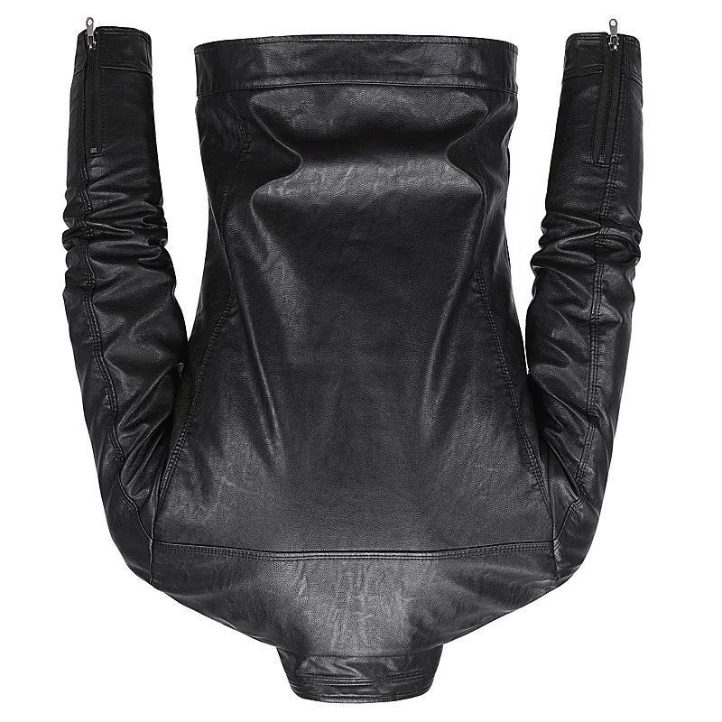 

Autumn Winter Men's Leather Jackes Fashion Pu Fleece Motorcycle Leather Coats Male Casual Stand Collar Zippers Solid Outwear