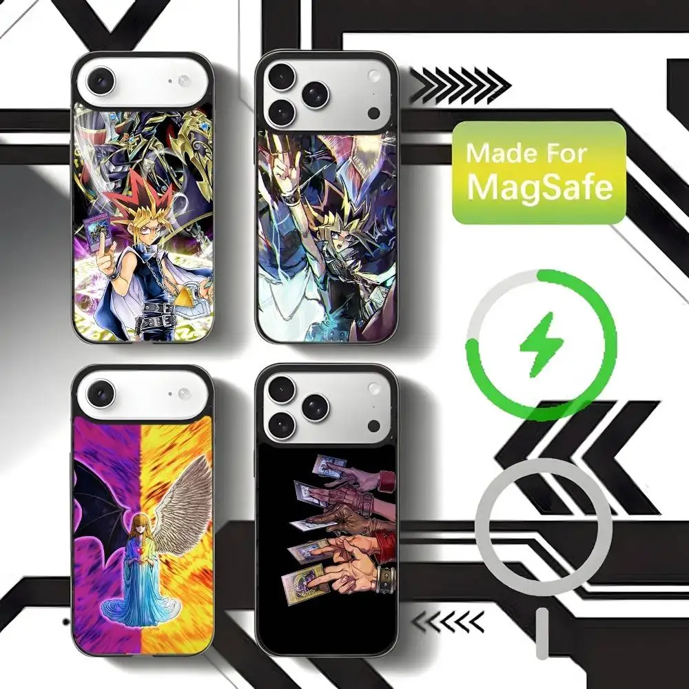 

Anime Y-Yu Gi Oh OCG Phone Case For iPhone 17,16,15,14,13,12,11,Pro,Max,Plus,Mini,SE4,E Magnetic Magsafe Wireless Charging