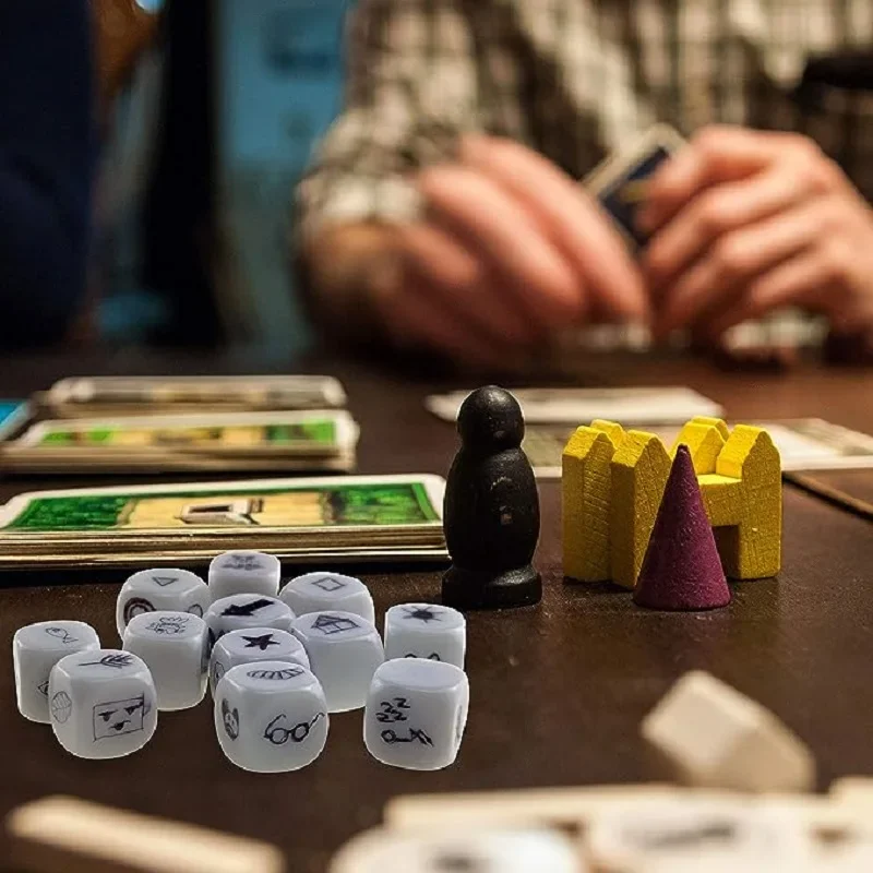 10 قطعة 18 مللي متر D6 الزاوية المستديرة فارغة الاكريليك الأبيض نرد فارغ DIY بها بنفسك مجلس لعبة الكتابة اللوحة الكتابة على الجدران الدعائم ألعاب تعليمية أداة #6