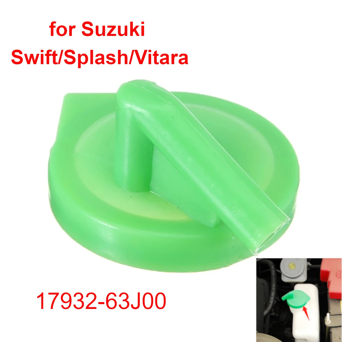 Car Engine Radiator Coolant Expansion Tank Cap Cover 17932-63J00 for Suzuki Swift Grand Vitara Splash S-Cross 17933-62J00