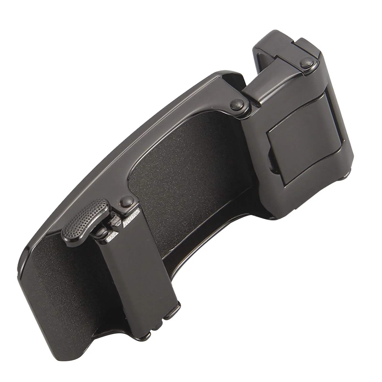 Ratchet Belt Buckle for Men Automatic Slide Adjustable Replacement Buckle for 35Mm Business Casual Belts Metal Matte