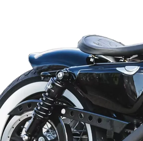 Fit HD Chiefdom 2004-Later XL Sportster Short Rear Fender ABS Plastic Look 883/1200 Motorcycle Retrofit/Upgrade New Made China