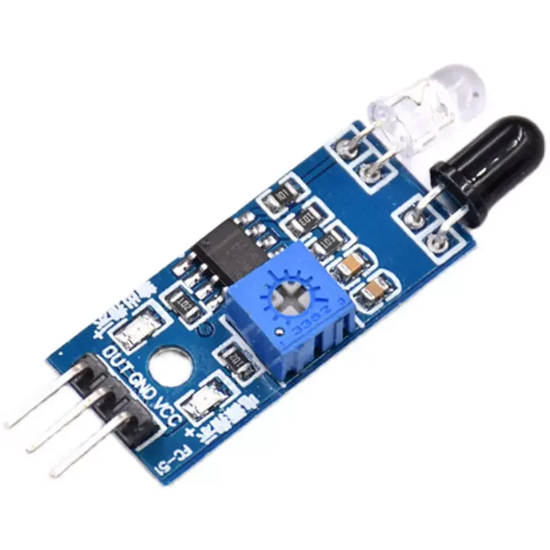 IR Infrared Obstacle Avoidance Sensor Module for Arduino Smart Car Robot 3-Wire Reflective Photoelectric New