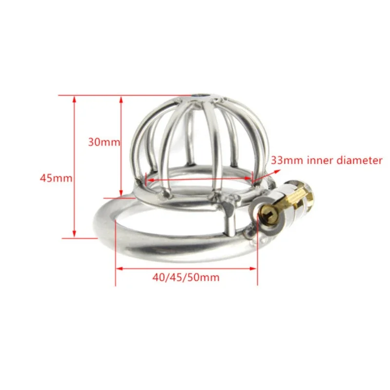 Hot Stainless Steel Cock Cage Penis Ring Chastity Device With Urethral Catheter Dick Ring Chastity Belt BDSM Sex Toy For Man Gay