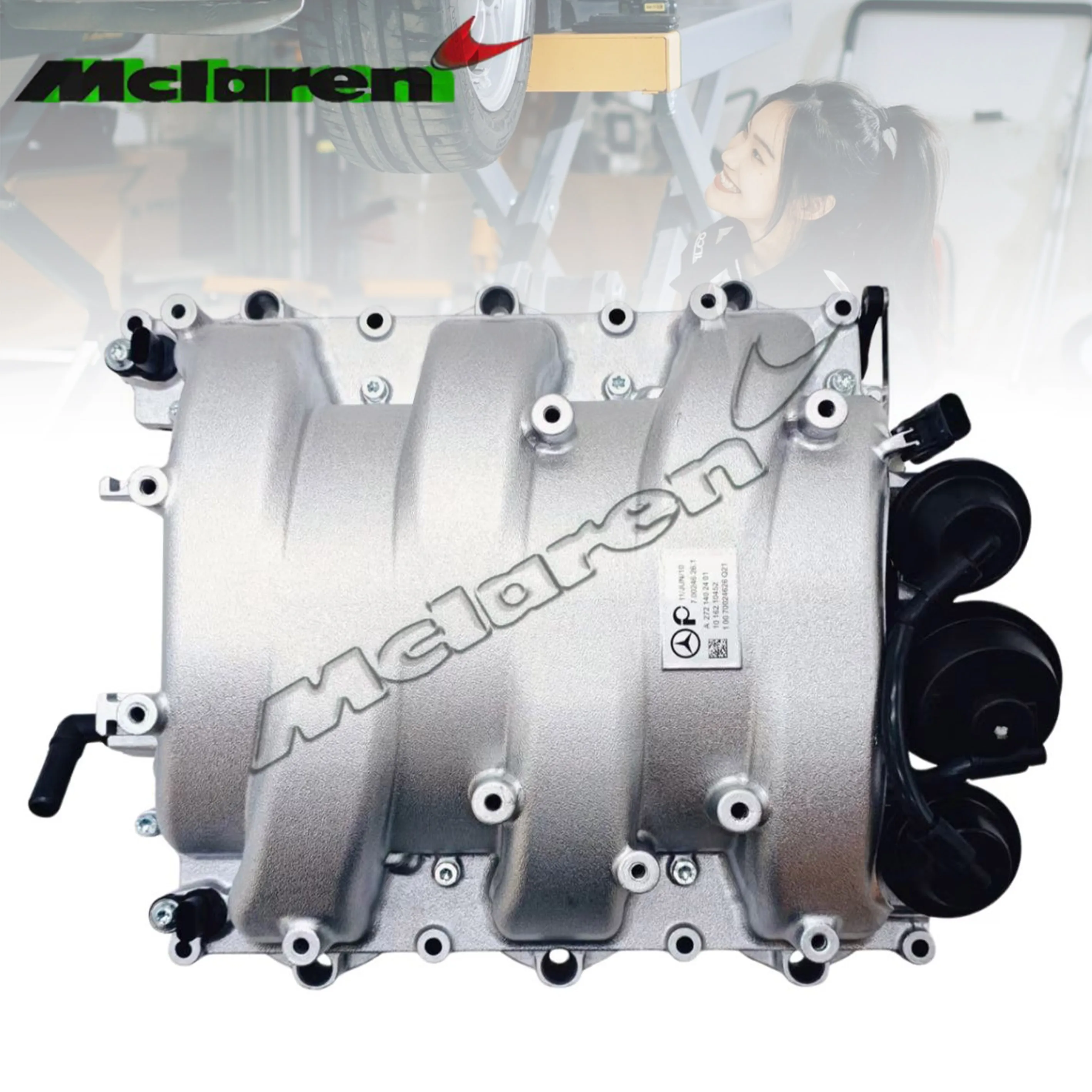

NEW A2721402401 Engine Air Intake Manifold Assembly for Mercedes-Benz C280 E350 M272 M273 2721402101 2721402201 2721402401