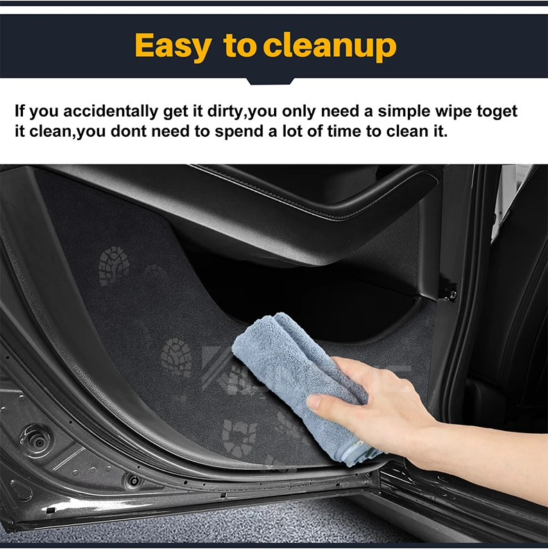 Für Mazda 3 BP 2019 2020 2021 2022 2023 2024 2025 2026 Mazda3 Axela Auto Anti-Kick-Pad Wildleder-Zubehör Türschutz – Detail 5