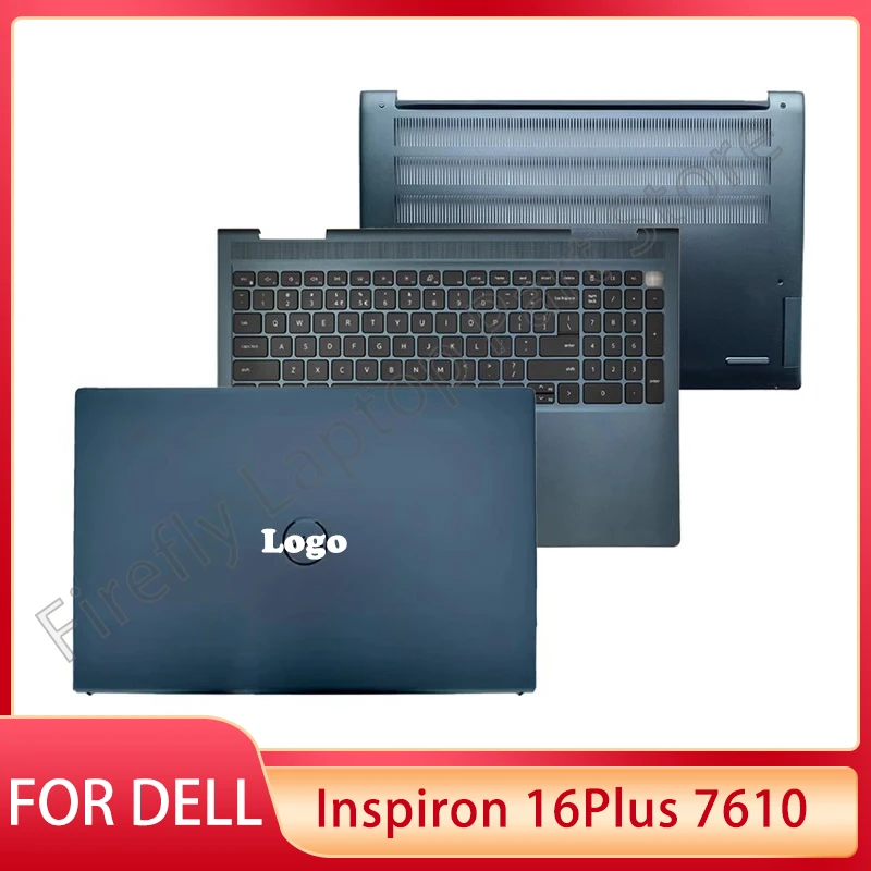 

New For Dell Inspiron 16Plus 7610 Laptop Housing LCD Back Cover Front Bezel Keyboard Palmrest Bottom Case 3050 3060 display card