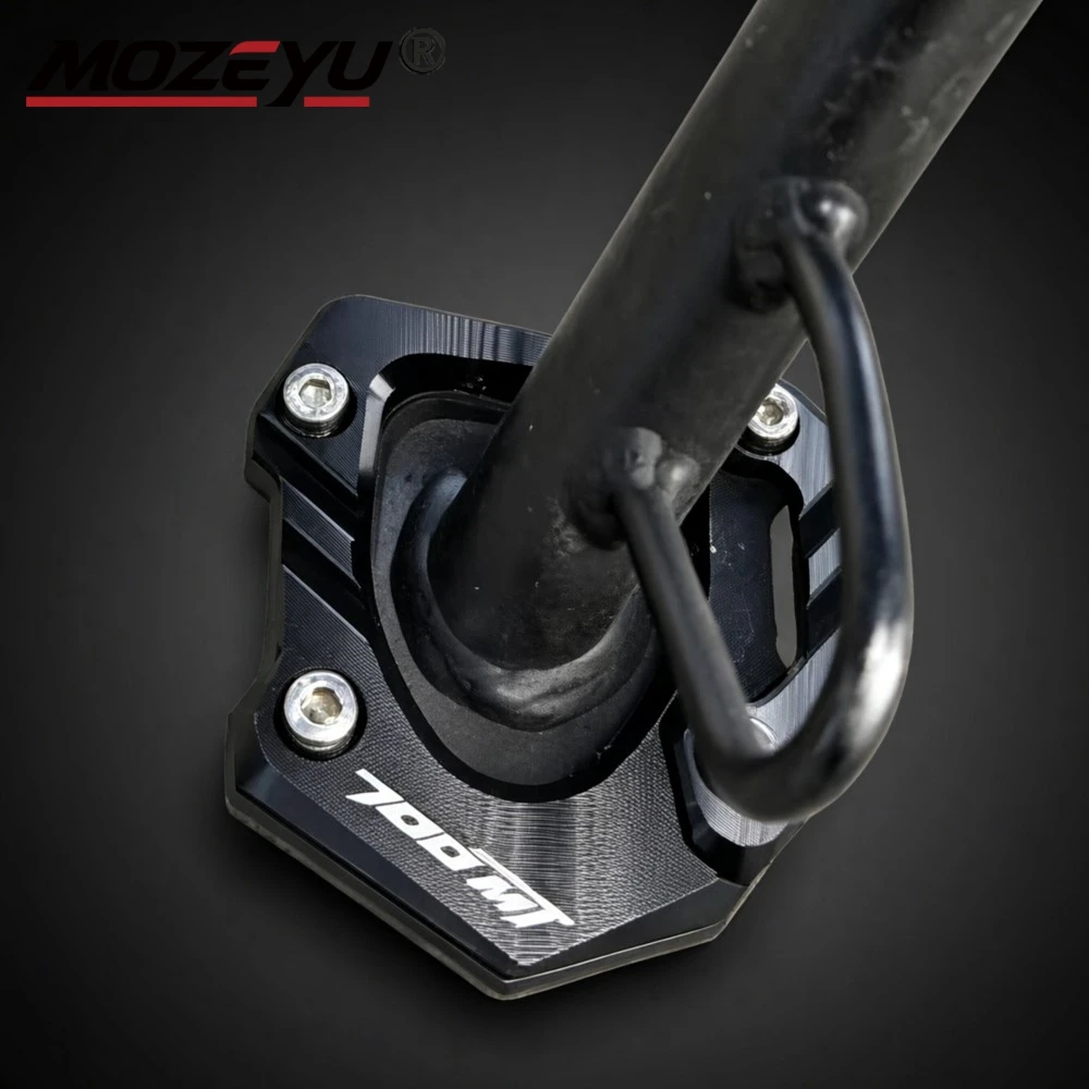 Kickstand Enlarger Side Stand Extension Pad Plate 700MT FOR CFMOTO CF MOTO 700 MT 700 MT700 ADV ADVENTURE Explore Tour 2025 2026