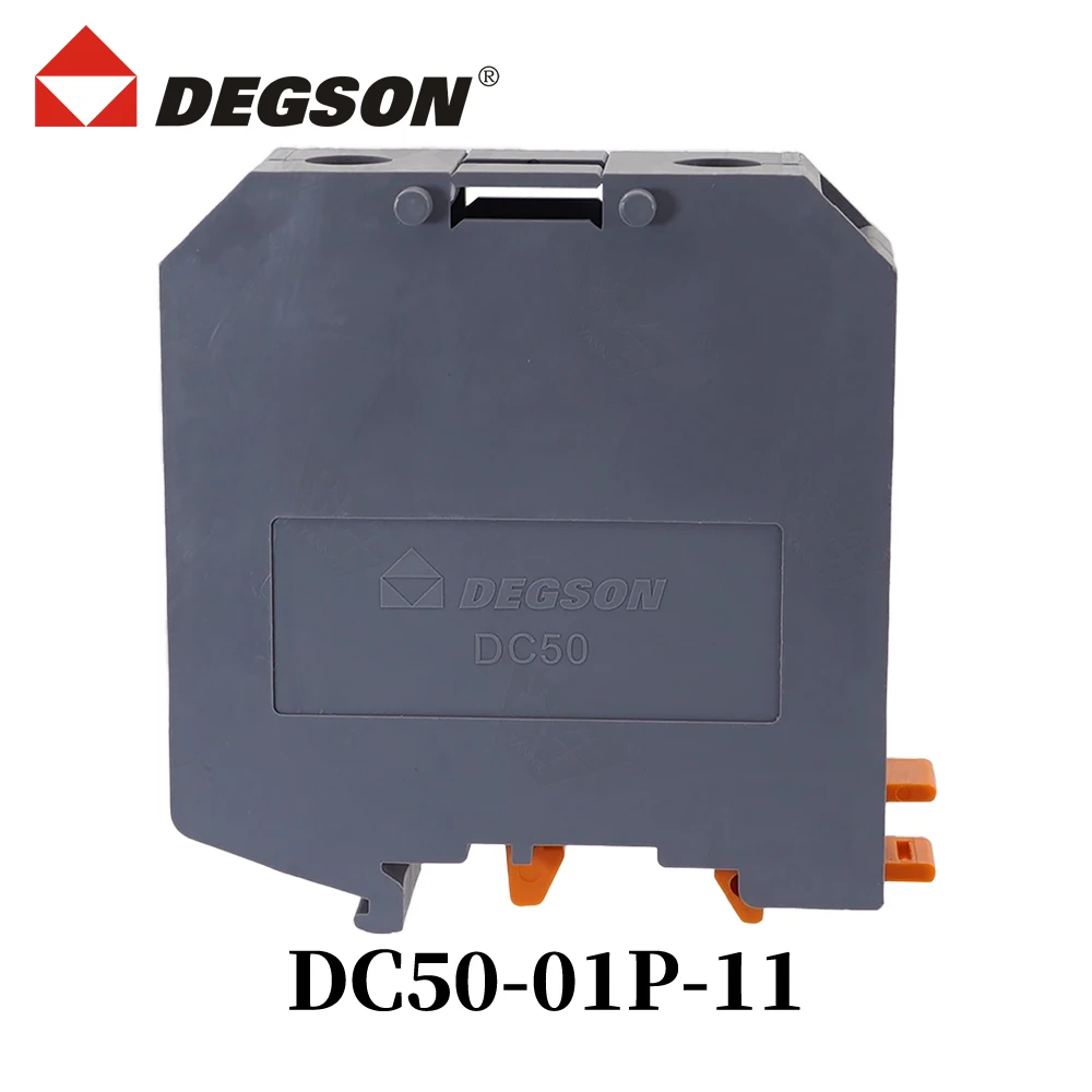 10Pcs DEGSON DC50-01P-11-00ZH Din rail terminal blocks Connector Screw Type Terminal Block DC50 01P Phoenix  Contact 150A 500V