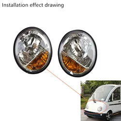 Golf Cart Headlights Replacement for Marshell  Electric sightseeing vehicle