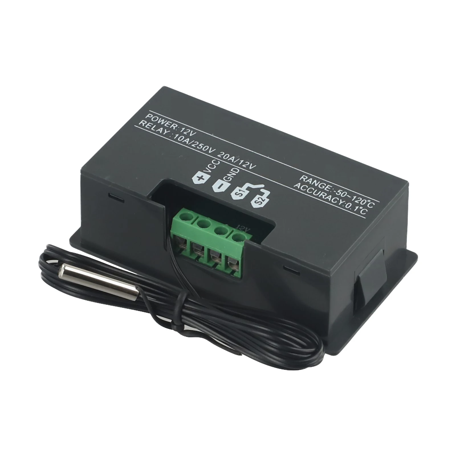 

12V/24V/110V-220V Digital Temperature Controller Thermostat Meter Temperature Sensor Switch Regulator Heating Cooling Control